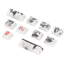 Keycap Sublimation Keycaps Clear Pattern DIY Keyboard Accessories High-Quality