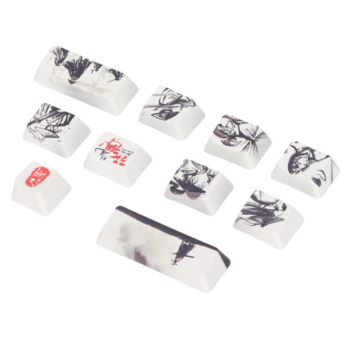 Keycap Sublimation Keycaps Clear Pattern DIY Keyboard Accessories High-Quality
