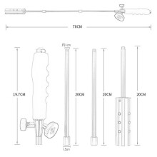 Multifunktionaler, zusammenklappbarer Grasflammenwerfer – 78 cm langer Trockner