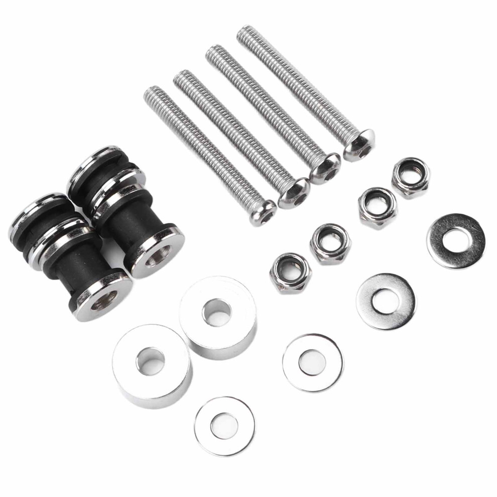 Motorcycle Backrest Sissy Bar Docking Hardware Kit For Fxst Fxstb 1987-1999 8291390570453