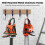 Wall Mounted Tool Holder for Chainsaw and Power Tools, Heavy Duty Rust Resistant Garage Storage 2