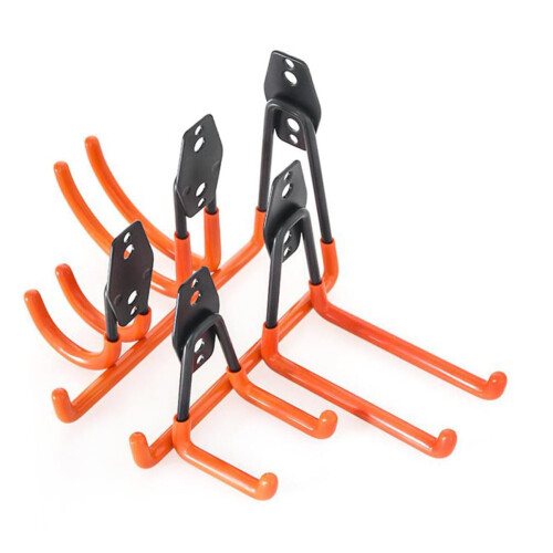 2pcs Heavy Duty Garage Storage Hooks Wall Mount with AntiSlip Grip for Tools Ladders 2