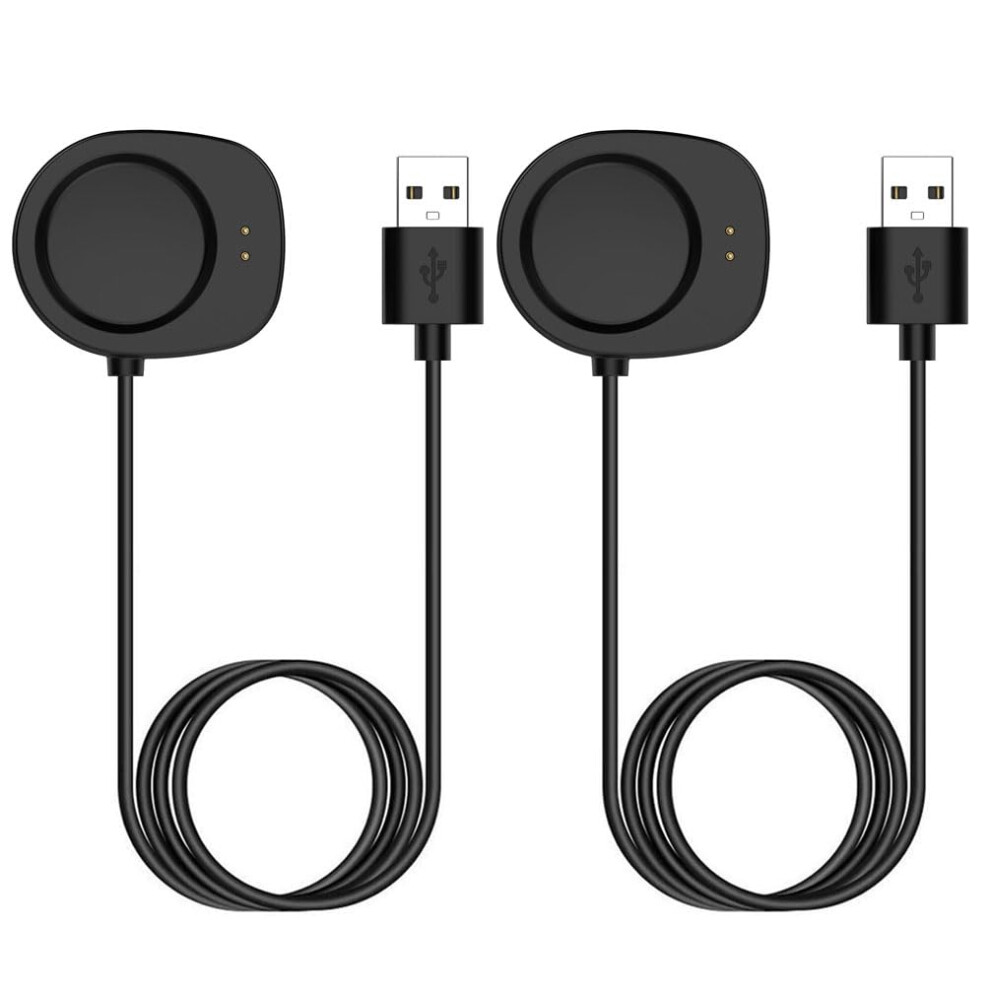 2 Pack Fast Charging Cable For Amazfit Trex 3 And Balance 2 Smartwatch, 3.3Ft Flexible Replacement Cord 9330225986652
