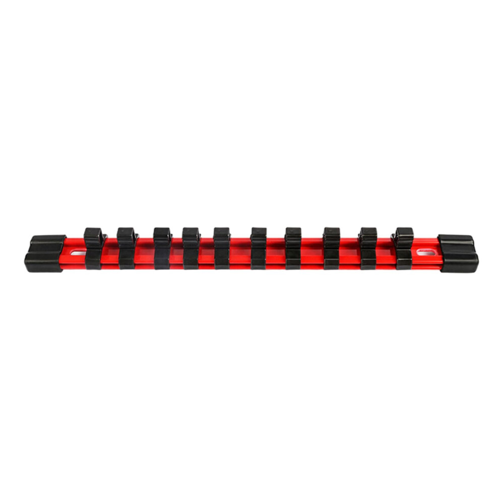 Adjustable Socket Organizer Tray For 1/4 3/8 1/2 Inch Pvc Holder Rack For Garage And Workshop 9092120704549
