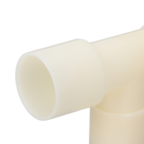 Universal Plastic Breathing Machine Adapter for Anesthesia, Tee Connector 2