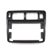 Car Stereo Radio Panel Frame for Pajero TR4 iO 19982007 Android GPS 2 Din Black ABS Dash Trim Kit