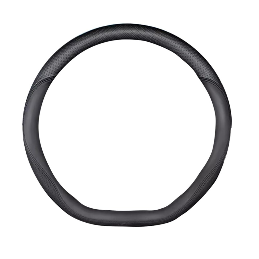 Steering Wheel Cover D Type Pu Leather For Bmw X4 Enhanced Grip And Ergonomic Comfort Black 9073542703204