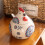 Colorful Underglaze Chicken Condiment Holder-Blue 7