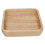 Square Rubber Wood Salad Bowl 21cm, Thick, Kitchen Tableware 2