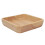 Square Rubber Wood Salad Bowl 21cm, Thick, Kitchen Tableware 13
