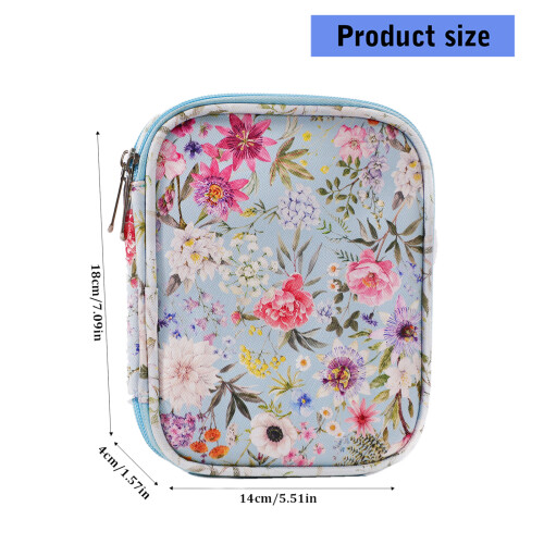 Multifunction Fabric Crochet Hook Organiser Portable Knitting 2