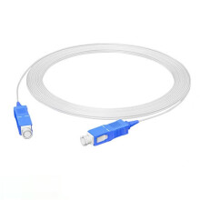 Invisible Singlemode Fiber Optic Cable SC/UPC 70m Transparent Indoor Jumper for Home Network