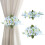 1Pc Curtain Tieback Flower Window Curtain Bind-Champagne 3
