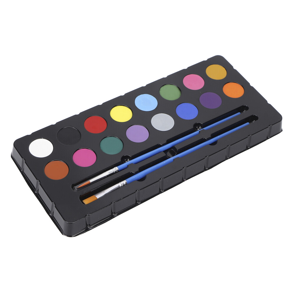 16 Colors Face & Body Paint Palette, Hypoallergenic, 0.7oz