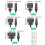 External SCSI Cable, Speed Data Transfer, 50cm500cm, CN14P/20P/26P/36P/50P 5