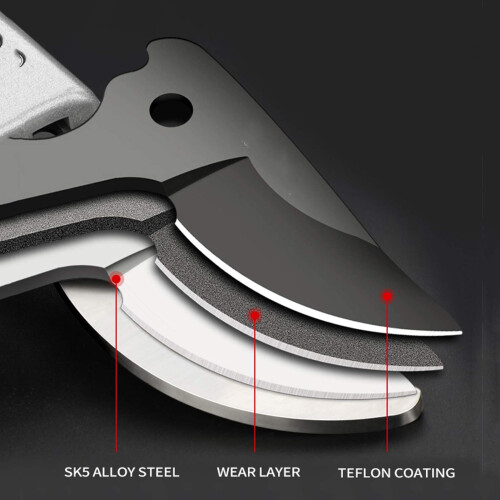 Pruning Shears for Fruit Trees, Large Opening Garden Scissors with Labor Saving OneHand Grip 1