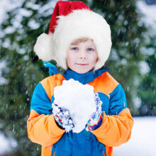 Size Large Red Santa Hat for Christmas Thick Fluffy & Warm Holiday Costume Cap