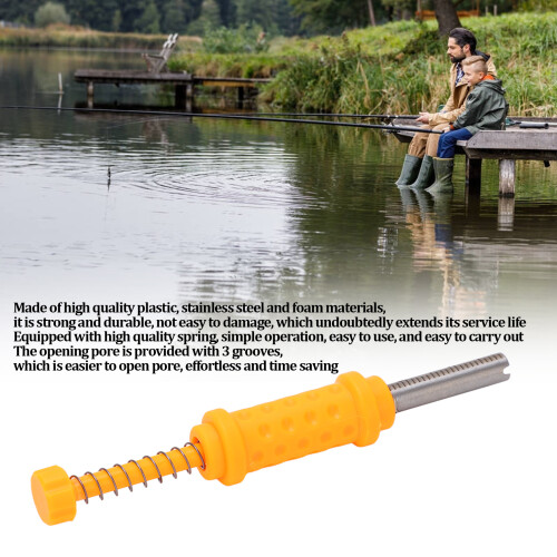 6mm Carp Bait Lure Making Tool Portable Boilies Roller Yellow 2