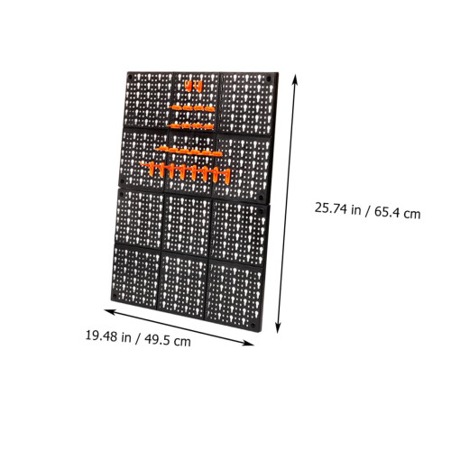 Pegboard Tool Organizer Rack with  Load Capacity for Garage and Workshop Wall Mounted Storage 1