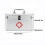Lockable First Aid Box with Handle, Large Capacity Medical Storage Box with Secure Lock System 2
