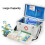 Lockable First Aid Box with Handle, Large Capacity Medical Storage Box with Secure Lock System 3