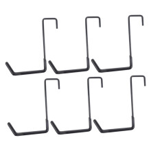 6pcs Heavy Duty SShaped Garage Storage Hooks for Ladder Bike Garden Tools Wall Mount