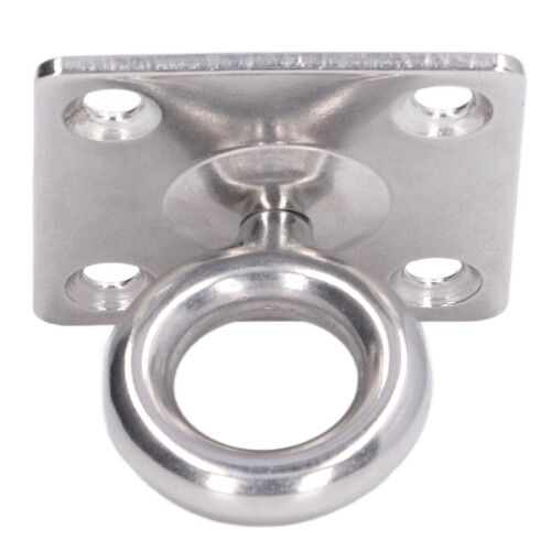 2 Stück 316 Edelstahl drehbare Deckenhaken mit Ring, 8mm 2