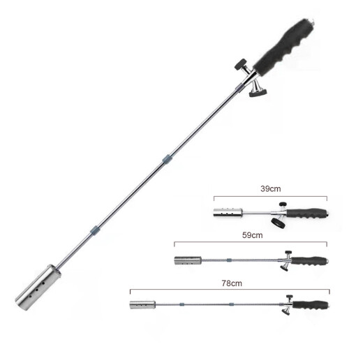 Collapsible Flamethrower Grass Fire Machine, Adjustable, 78cm 2