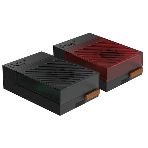 Case for Raspberry Pi 5 with Active Cooling System, ABS Metal, Screwless Snapfit Design, Black Finish 1