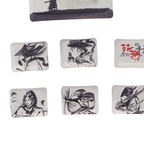 Keycap Sublimation Keycaps Clear Pattern DIY Keyboard Accessories High-Quality 2