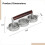 Slider Burger Press with Three Slots Triple Patty Maker, Red Beech Handle Compact Mini Burger Press 3