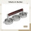 Slider Burger Press with Three Slots Triple Patty Maker, Red Beech Handle Compact Mini Burger Press 4
