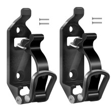 Roof Rack Wall Mount Brackets 4 Sets with Quick Release Clamp for Shovel and Axe, Black