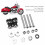 Motorcycle Backrest Sissy Bar Docking Hardware Kit for FXST FXSTB 1987-1999 9
