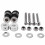 Motorcycle Backrest Sissy Bar Docking Hardware Kit for FXST FXSTB 1987-1999 12