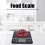 Digital Kitchen Scale 5kg/11lb Tempered Glass, LCD, 20x16cm 7