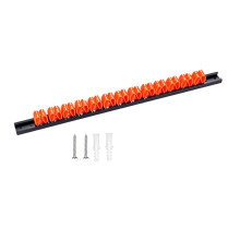 Orange Tool Organizer Screwdriver Holder Rack for Garage Workshop, Visibility Storage System