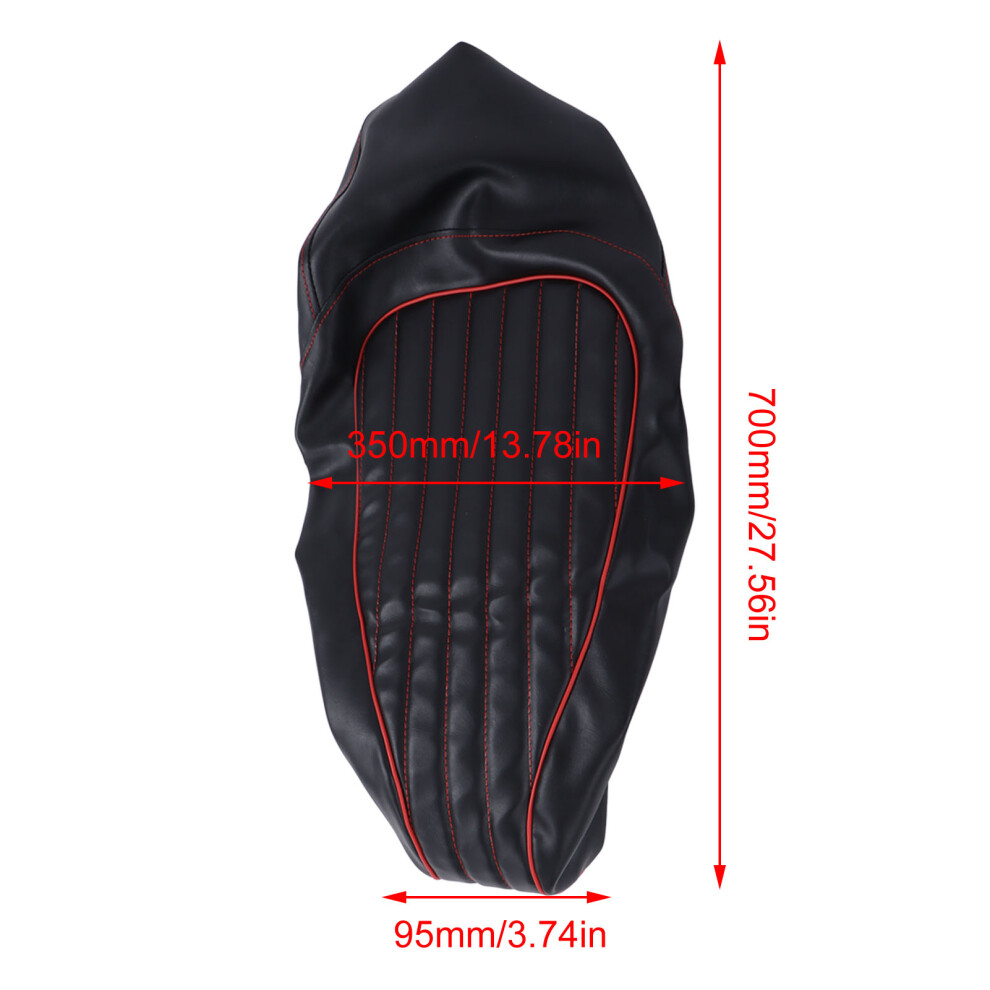 Pu Leather Vespa Seat Cover Gts 125-300 Black 7340572113238