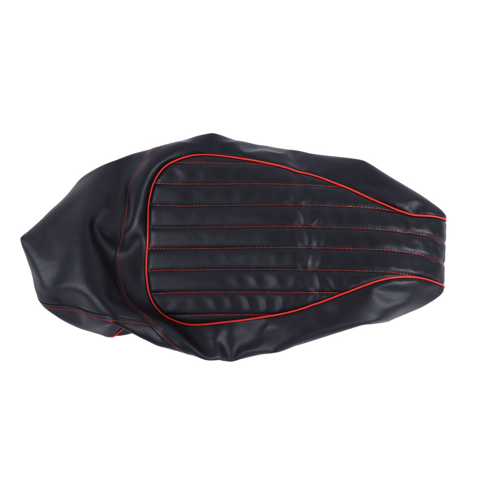 Vespa Gts 125-300 Pu Leather Seat Cover Black 7340572049421