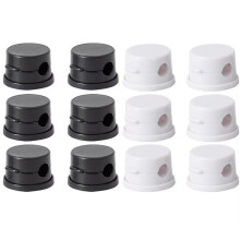 12pcs Magnetic Cable Clip Adjustable Rotatable Cord Holder Under Desk Cable Wire Clamps Home Office Cables Clip