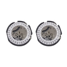 2X VK63 Quartz Watch Movement Date At 3 O'Clock Chronograph Watch Movement with Battey for VK63A Watch Single Calendar