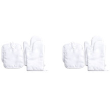 Sublimation Blank Oven Mitts Set Gloves and Sublimation Blank Pot Pad for DIY Kitchen Dining Room Accessories 8Pcs