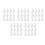 60 Pack 3 Inch Easter Foam Egg White  Egg  Egg Foam Natural Polystyrene Egg Foam Handmade Egg 1