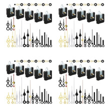 20 Pcs Clock Movement Mechanism Parts Silence Quartz DIY Wall Clock with 28 Different Pairs Clock Hands Replacement Kit