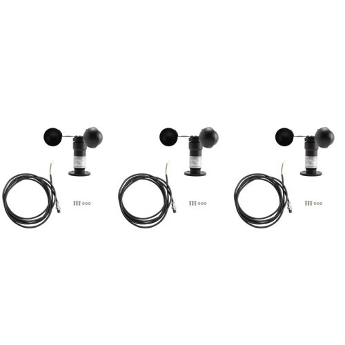 3X Pulse Signal Wind Sensor Digital Anemometer Pulse Signal Output Wind Speed Sensor Anemometer Anemometer