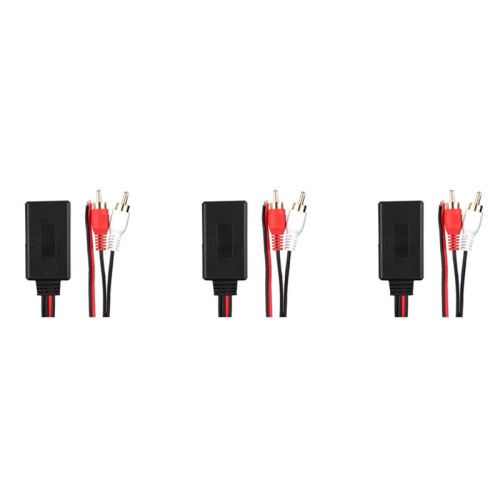3X Universal Car RCA USB Adapter Wireless  Receiver Home Media AUX  Audio Device Audio Cable