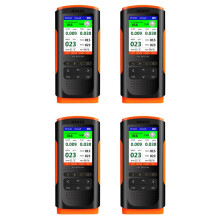 4X Rilevatore di Formaldeide Monitor Della Qualità 'Aria PM 2.5 Misuratore di Inquinamento Atmosferico con Display Portatile Misuratore di