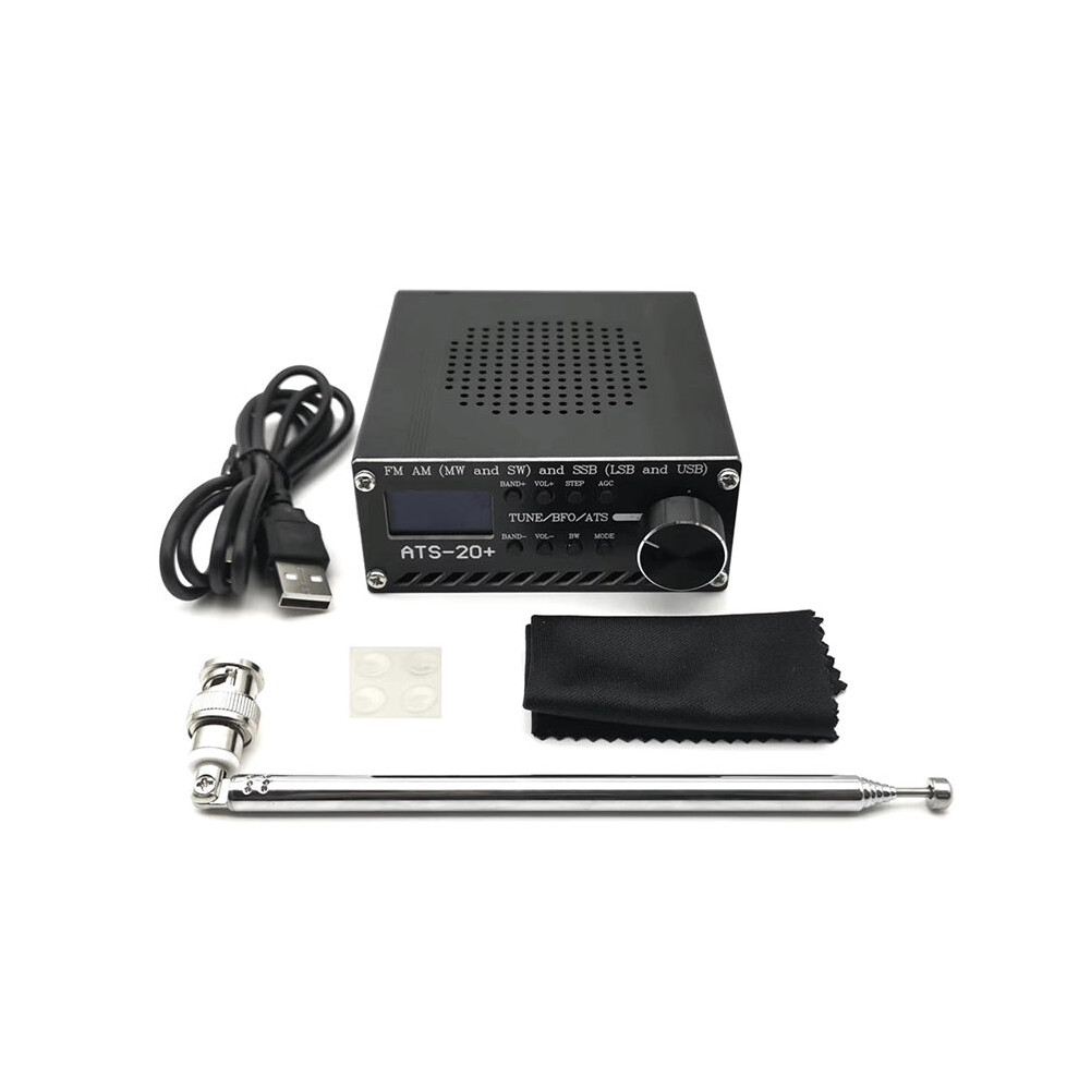 Usb Charging Ats-20+ Si4732 All Band Radio Receiver Dsp Sdr Receiver Fm Am(Mw And Sw)Ssb (Lsb And Usb) 6033295472683