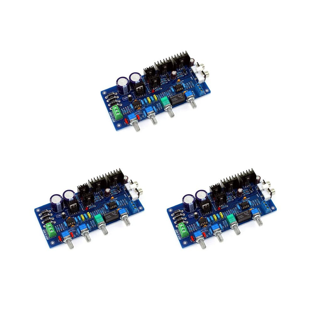 3X Preamp Tone Board, 2.0 Preamp Stereo Hifi Ne5532 Tone Board Preamplifier, Amplifier Preamplificador 6033892448968