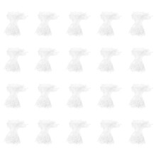 10000 Pieces White Snap Lock Pins Loop Price Tag Fastener 5 Inch 130mm